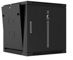 Шкаф настенный 19", 6U Cabeus SH-05F-6U60/60m-BK