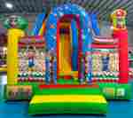 Коммерческий надувной батут-горка «Индиана ЭКСТРА 2», 7x4x6 м