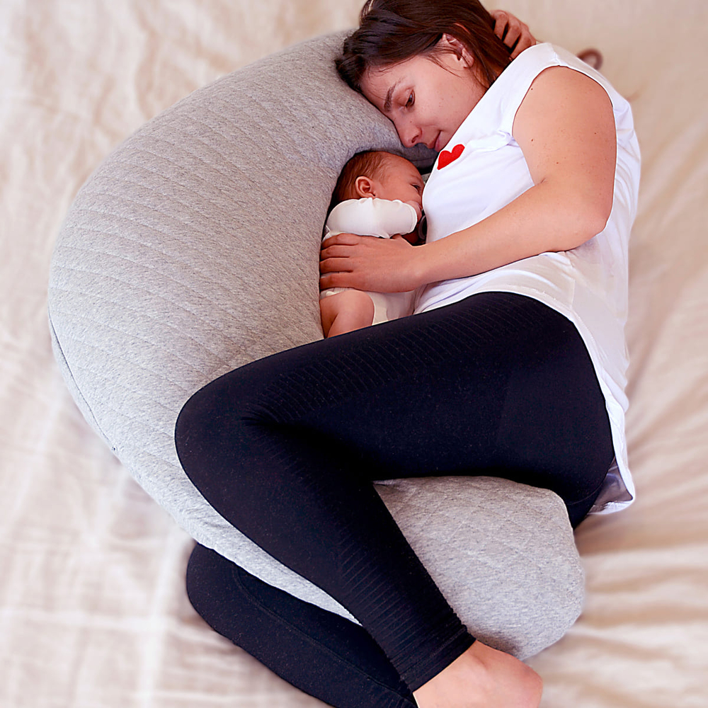 Подушка для кормления BEABA Big Flopsy серая