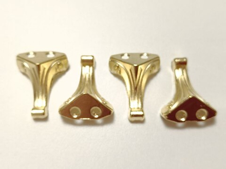 Ножка (уголок) для шкатулки, 4 шт., золото