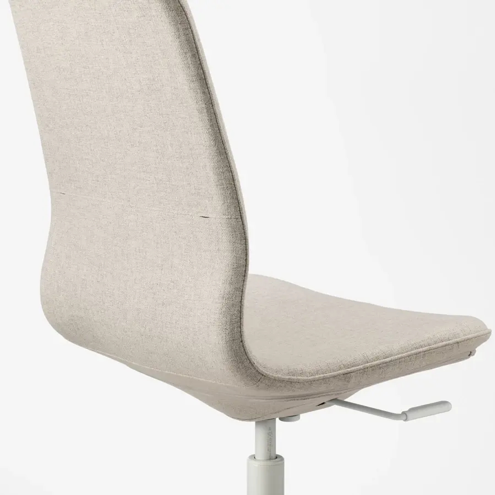 Офисный стул - IKEA LÅNGFJÄLL/LANGFJALL, 68x68x104см, бежевый, ЛОНГФЬЕЛЛЬ ИКЕА