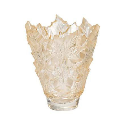 Ваза Lalique Champs-Elysees золотая, 33 см