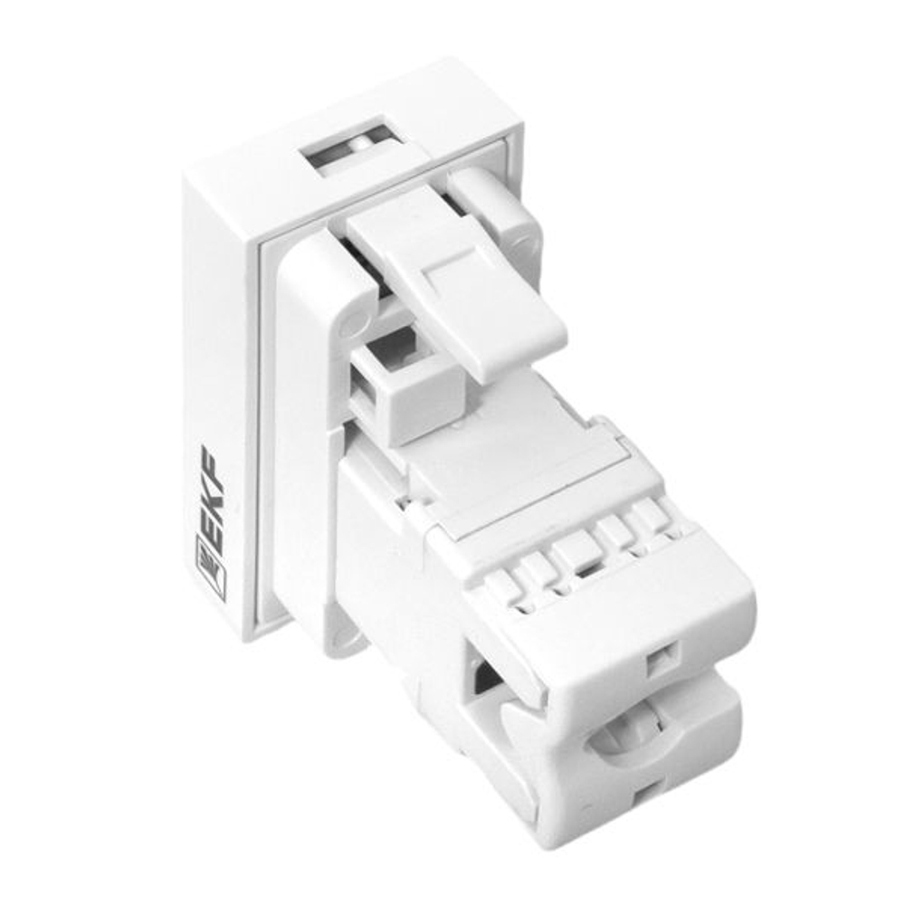 Розетка RJ45 кат. 5e, 1 модуль EKF