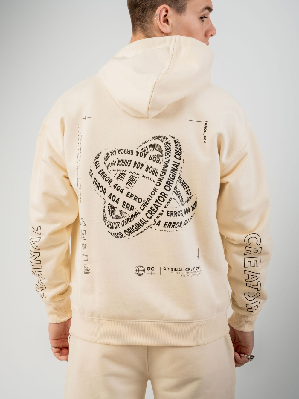 Худи мужское ORIGINAL CREATOR METAVERSE HOODIE, Молочный