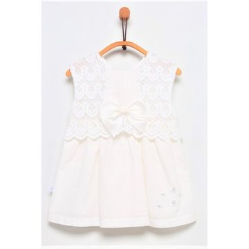Платье для девочки с кружевом Caramell серия Best girl экрю