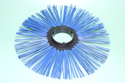 Диск щеточный б/п 120х550 синий, вторичный+первичный полипропилен 50/50 "Conductio"