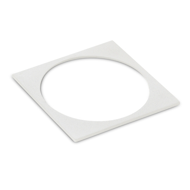 Декоративная  одиночная рамка для светильника DL20761,  89х89х2.5,  белая