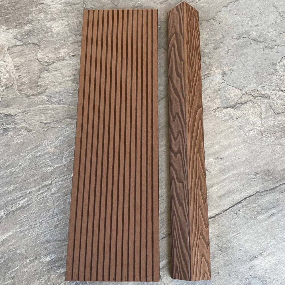 Террасная доска EasyDecking Wood-X 146х23х3010 Коричневый