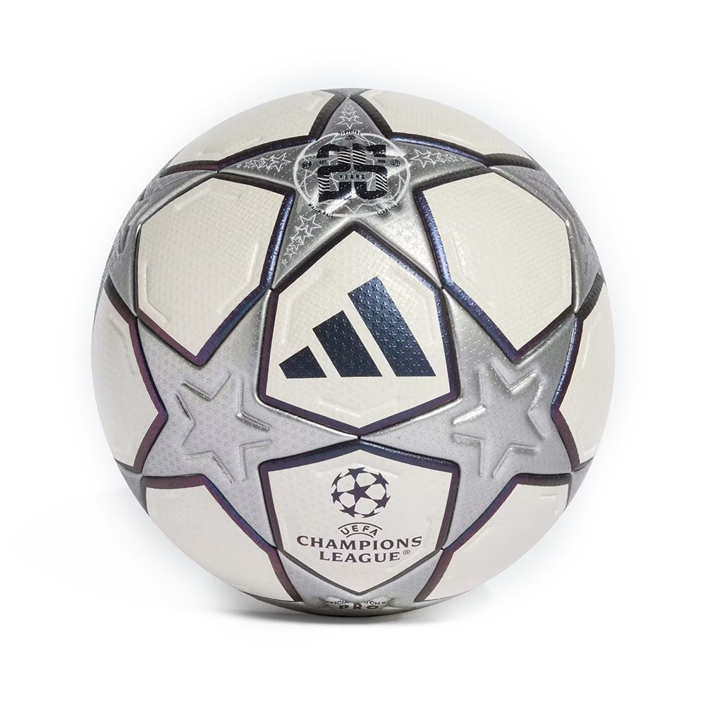 Мяч футб. ADIDAS UCL PRO 3RD JY8891,р.5, 32п, FIFA Quality PRO, ПУ, термосш, бело-серебристо-фиолет