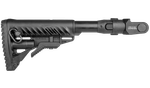Складной телескопический приклад GL-CORE для АКМС, чёрный, Fab Defense
