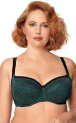 Бюстгальтер на косточках Xena (Размер: 80D) (Цвет: изумрудный)