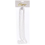 Бусы на ёлку 2,0 м «Шарик средний» d-8мм, Белый