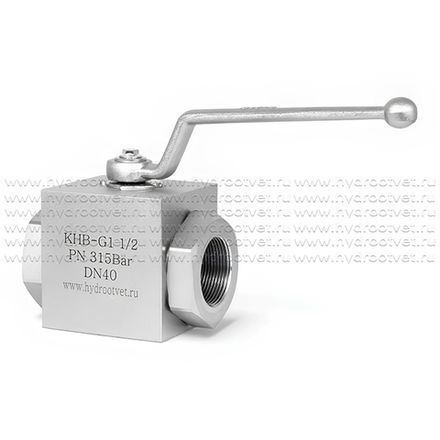 KHM-G11/2-1111-01-1 - Шаровой кран 2/2 на высокое давление, резьба G1"1/2 (KHB-G11/2)