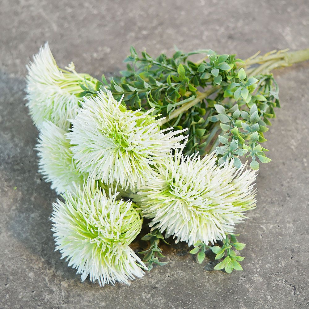 Цветы искусственные "Волшебство лета" Одуванчики 32см 5 цветков, белые Цветы искусственные "Волшебство лета" Одуванчики 32см 5 цветков, белые