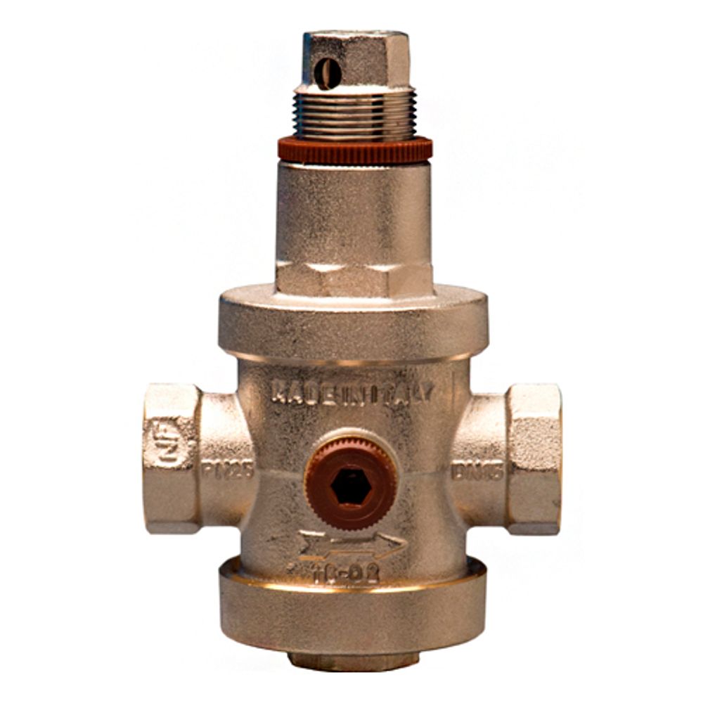 Регулятор давления компенсационного действия STOUT - 1/2&quot; (ВР/ВР, PN25, Tmax 130°С)