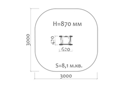 Качалка на пружине Медуза 04204 для детской площадки