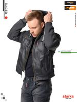 Мотокуртка  комбинированная RACER / Черный
