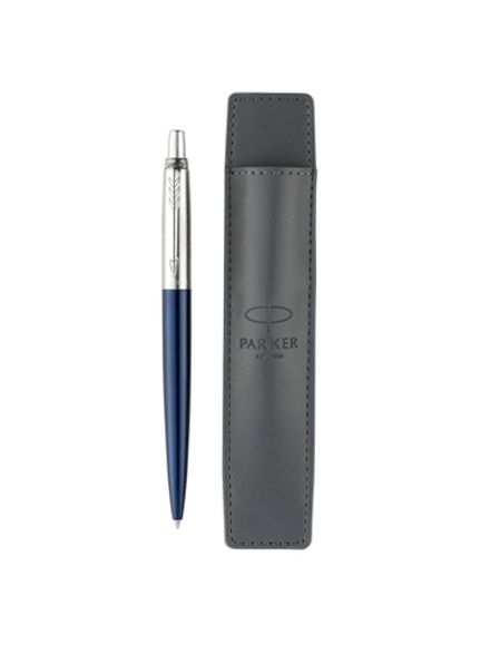 Набор: чехол + шариковая ручка Parker Jotter Core K63, Royal Blue CT