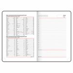 Ежедневник недатированный А5 (138х213 мм), BRAUBERG VISTA, под кожу, гибкий, 136 л., "Fruit story", 112024