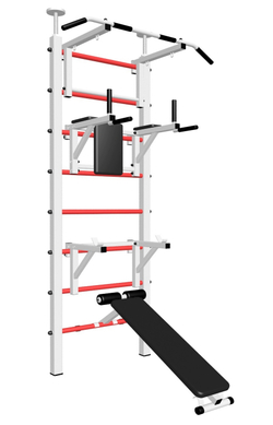 Шведская стенка Sv Sport враспор (Турник стандарт/Брусья/Стойка/Скамья)