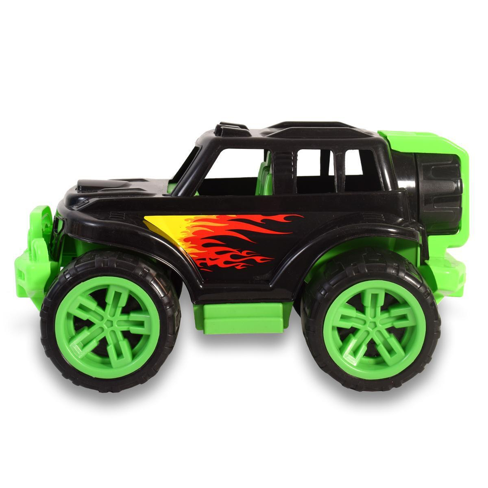 Пластмассовая игрушечная машина "Джип новый" (41*25*23 см), сетка