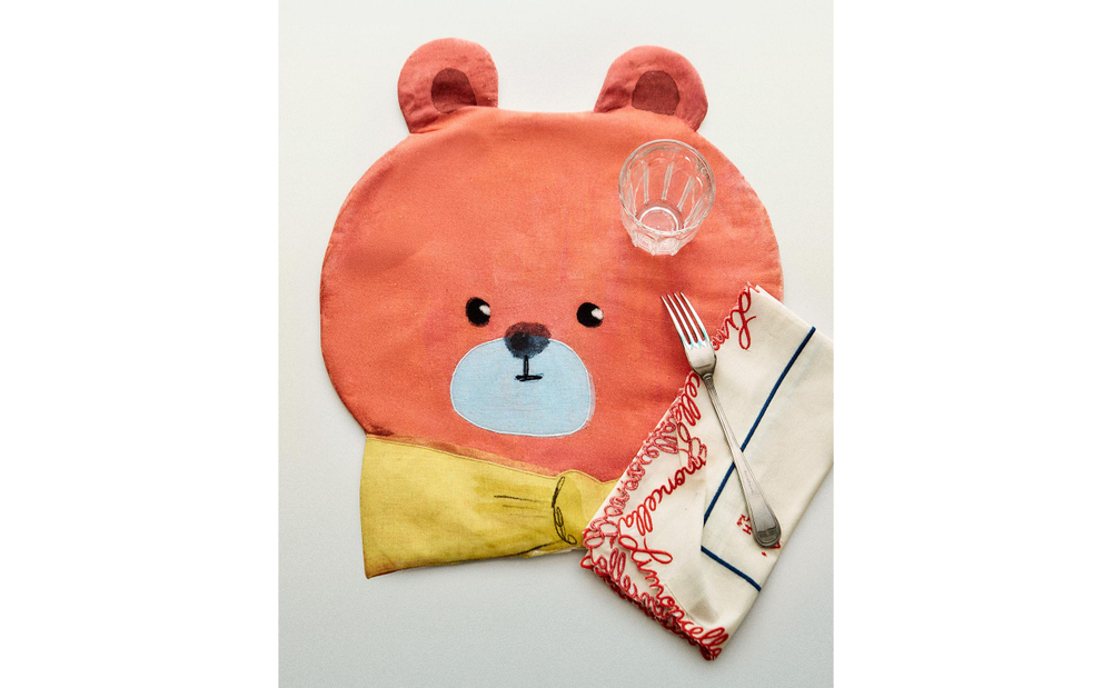 Zara Home тарелка из нержавеющей стали, цвет разноцветный, 50 см · 9611/023