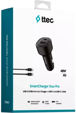 Зарядное устройство TTEC SmartCharger Duo PD 48W USB Type-C, USB черный