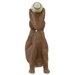 GAEM Фигурка декоративная "Зайцы", L9,5 W5,5 H13 см