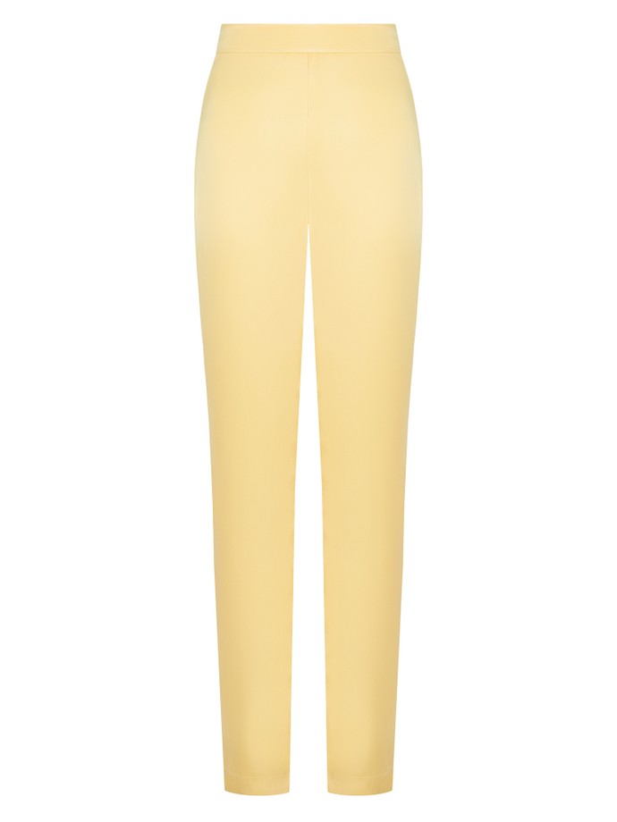 Зауженные брюки прямого кроя