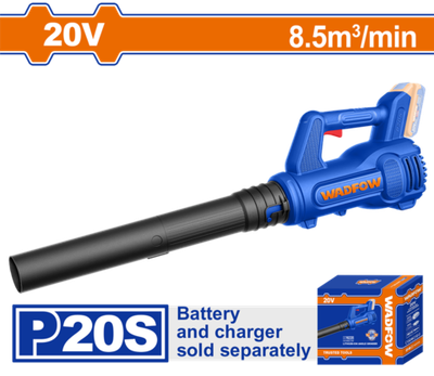 Воздуходувка аккумуляторная 20В 8.5 м3/мин (4) WADFOW WBLP520