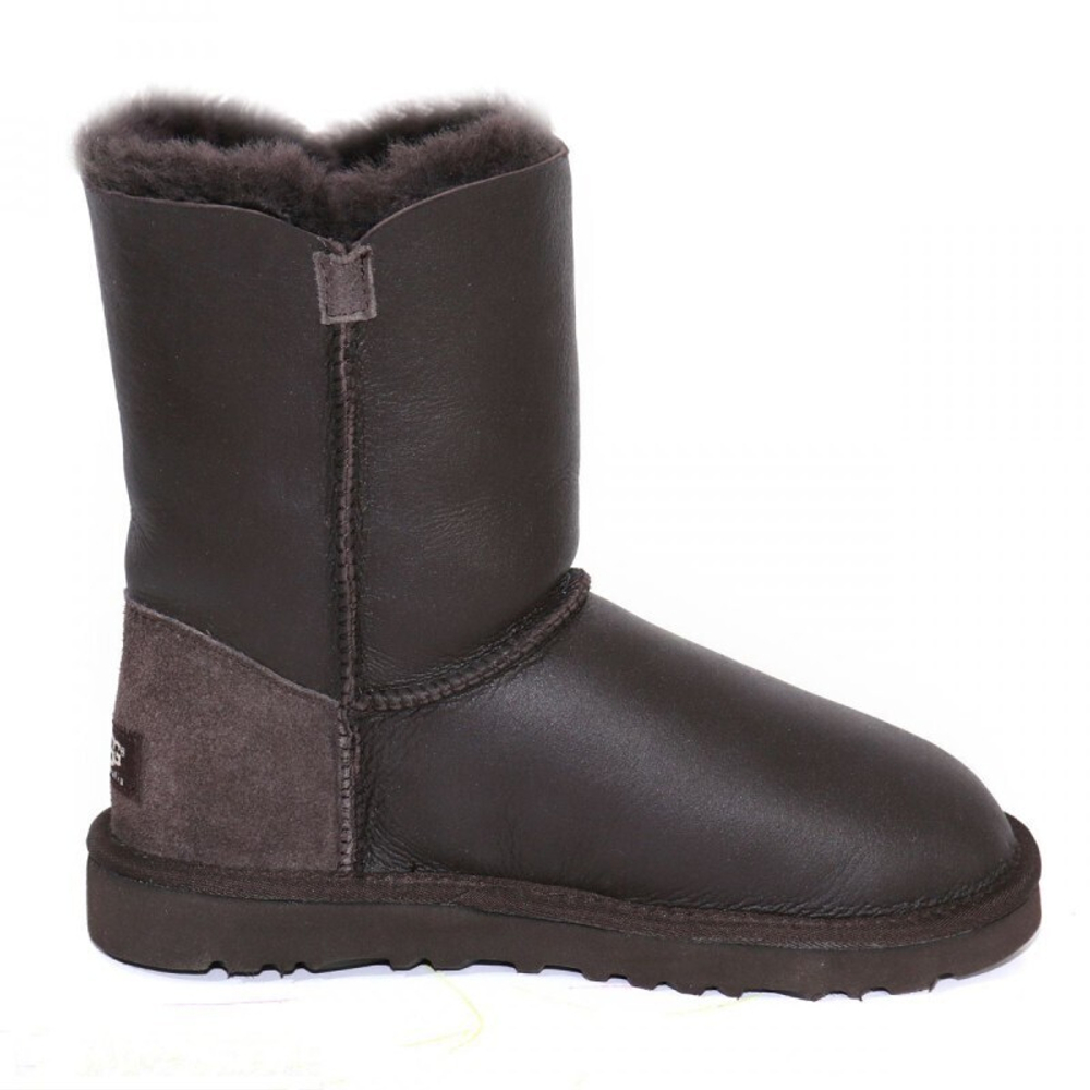 Угги Bailey Button Metallic Chocolate
