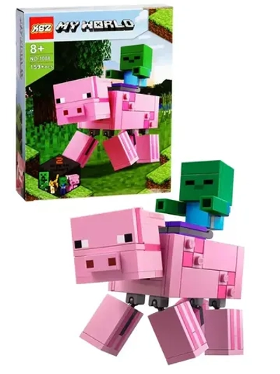 Конструктор Майнкрафт Свинья и Малыш-зомби 159 дет 11473