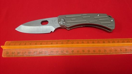 Складной нож скл. Medford Colonial T MF/Colonial T Tb-Bronze S35V c клинком из стали CPM-S35VN, рукоять титан