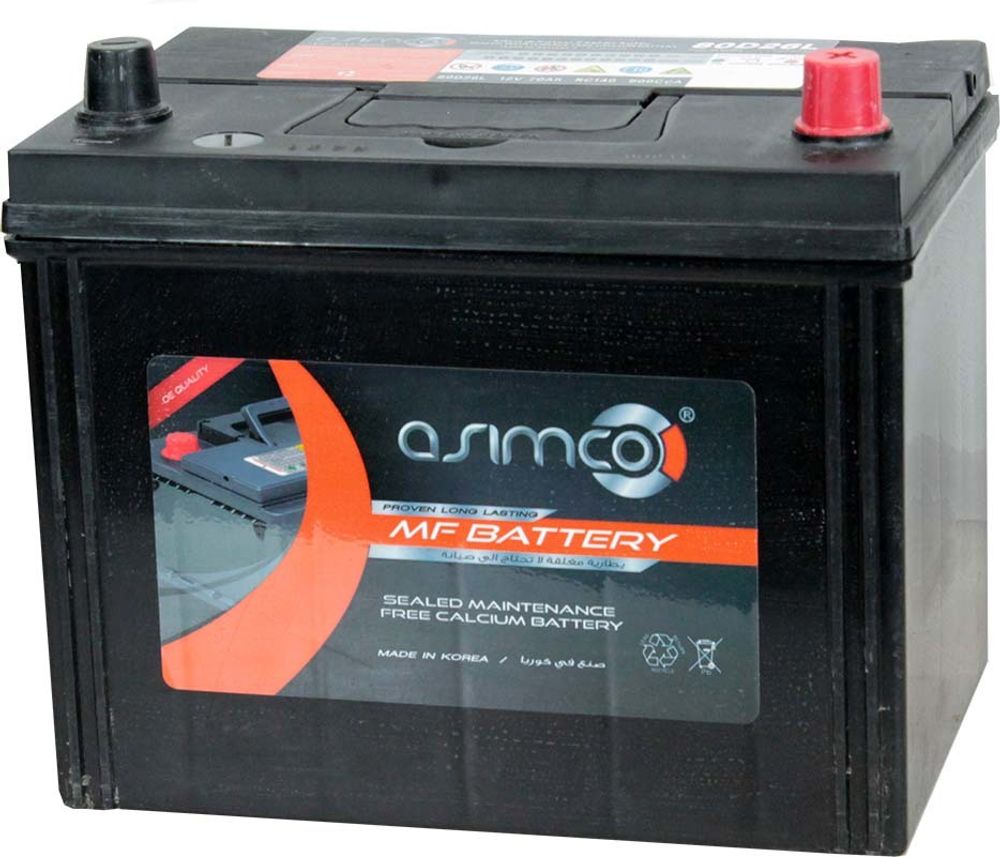 ASIMCO 6CT- 70 ( 80D26 ) аккумулятор