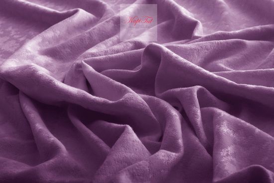 Длинные шторы. Луи (сиреневый). Шторы из стриженного бархата