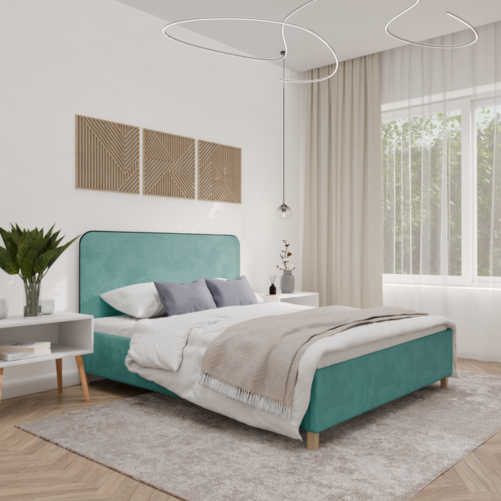 Двуспальная кровать с подъемным механизмом Абстракт Элит, 160х200