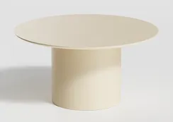 Столик Type D 80 см основание D 39 см (молочный)