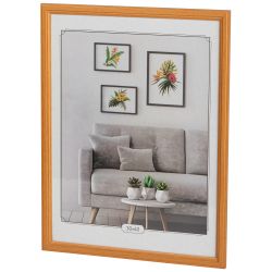 Фоторамка Image Art С22 МДФ универсальная 30х40 цвет янтарь вставка прозрачный пластик | Image Art