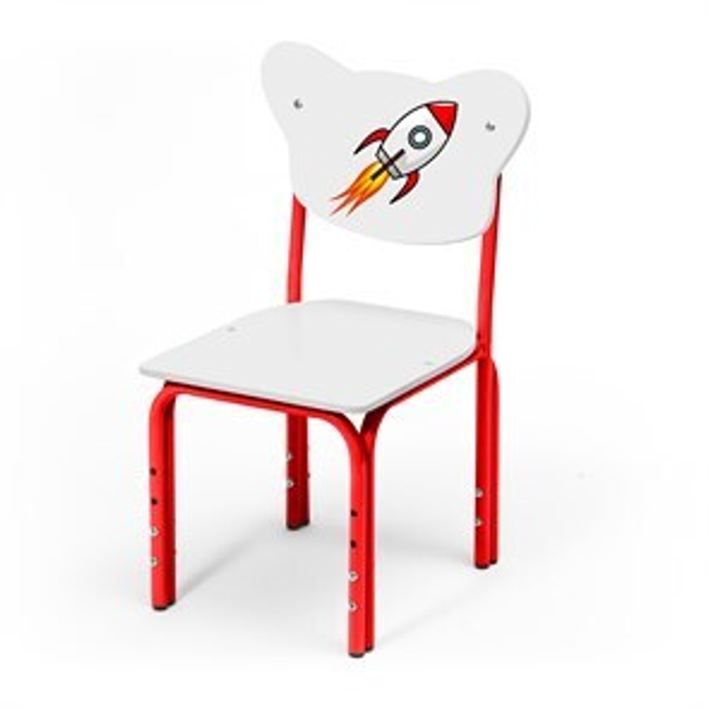 Детский стульчик Кеша регулируемый на металлокаркасе