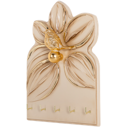 Полка-ключница Зарничка Блум Айвори Мраморное золото