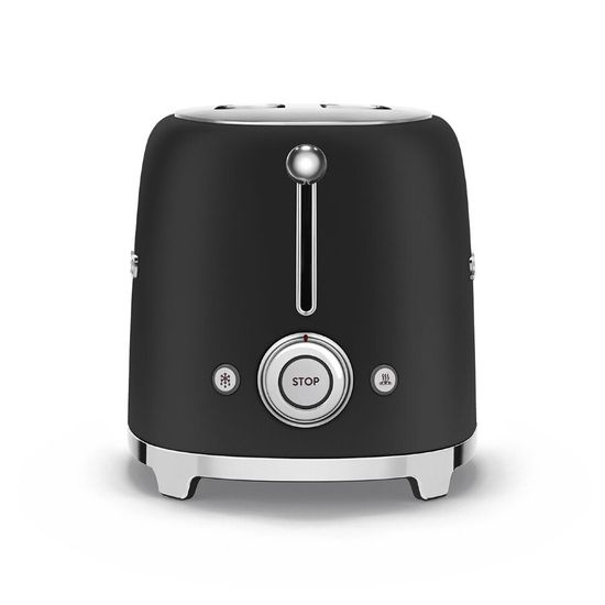 Тостер Smeg TSF01BLMEU , черный матовый
