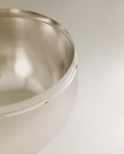 Zara Home Коробка для хранения из нержавеющей стали, цвет серебристый, 8 см