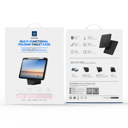 Складной чехол книжка розового цвета для Samsung Galaxy Tab S11, серия Vers Series от Dux Ducis