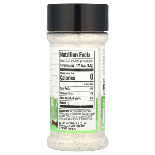 Lawry's, Соль и перец уксус, 169 г (5,99 унции)