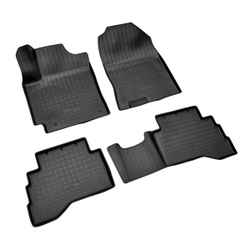 Ковры в салон Norplast для Hyundai Kona 2017-, Черный, 3D, арт.NPA11-C31-374