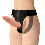 Двусторонний страпон с поясом для фиксации Ultra Passionate harness