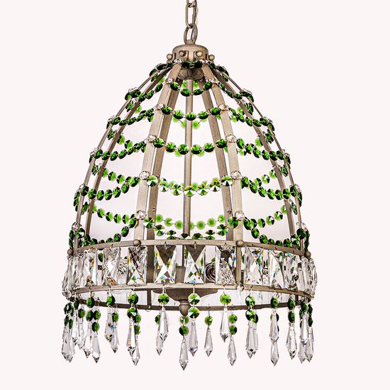 Подвесная люстра Abrasax L.7391-5GR (GREEN)