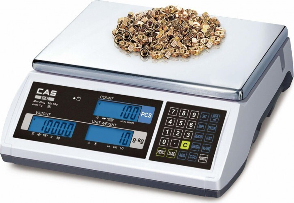 Весы торговые Cas EC-6 счетные настольные (до 6 кг) 1262732