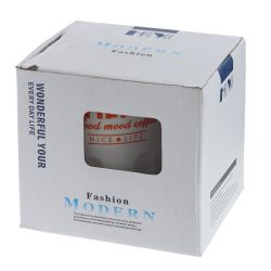 GAEM Кружка с крышкой и ложкой, 350 мл, L13 W9 H11 см, 4в.