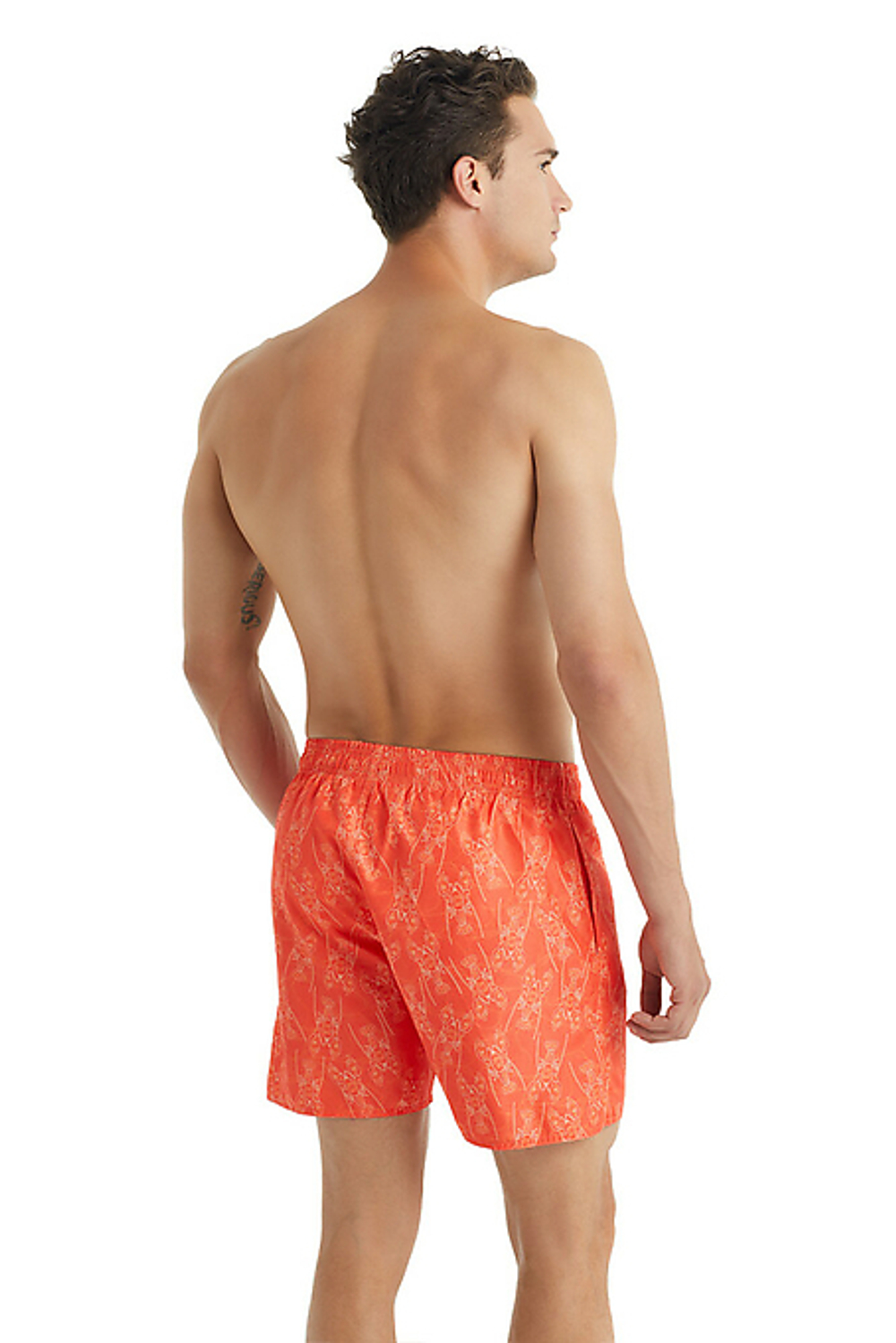 Мужские пляжные шорты оранжевый